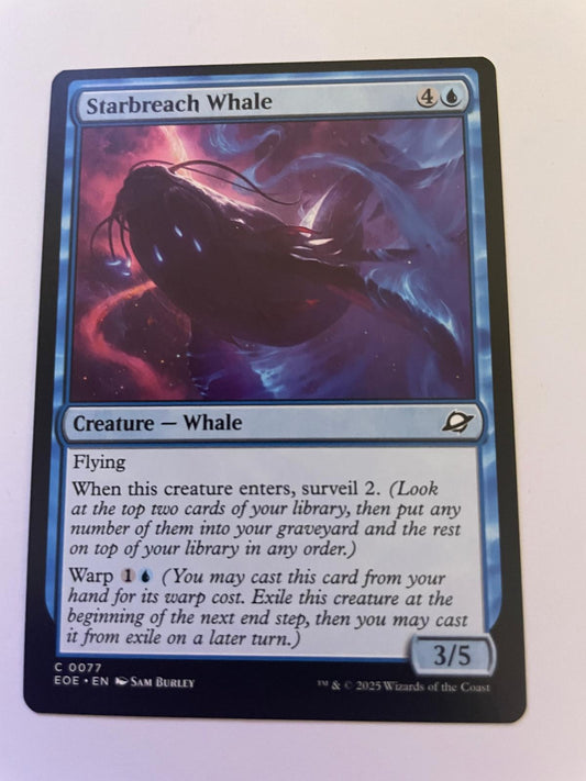 Starbreach Whale 77 Common Edge of Eternities Magic: The Gathering Near Mint