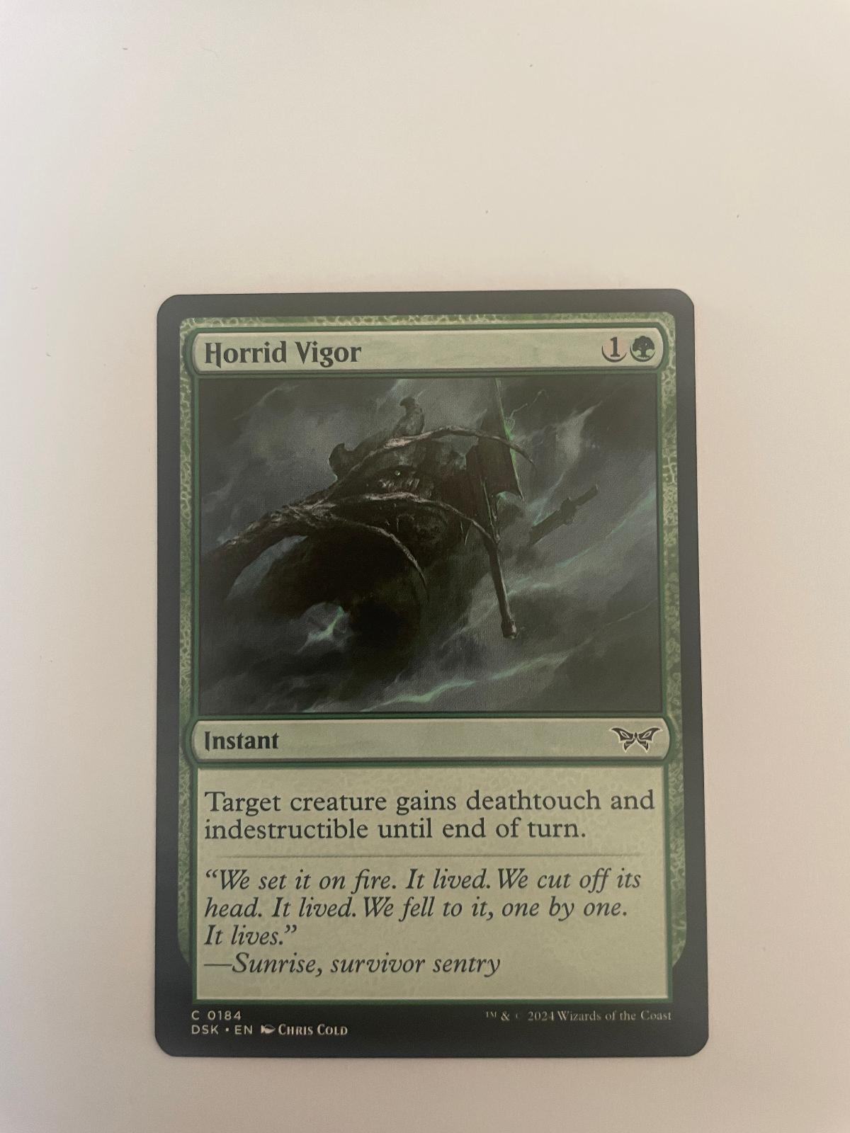 Horrid Vigor 184 Duskmourn: House of Horror DSK NM