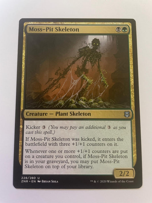 Moss-Pit Skeleton 228 Uncommon Zendikar Rising Magic: The Gathering Near Mint