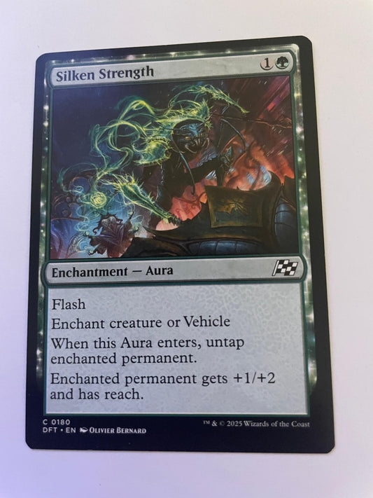 Silken Strength 180 Common Aetherdrift Magic: The Gathering Near Mint