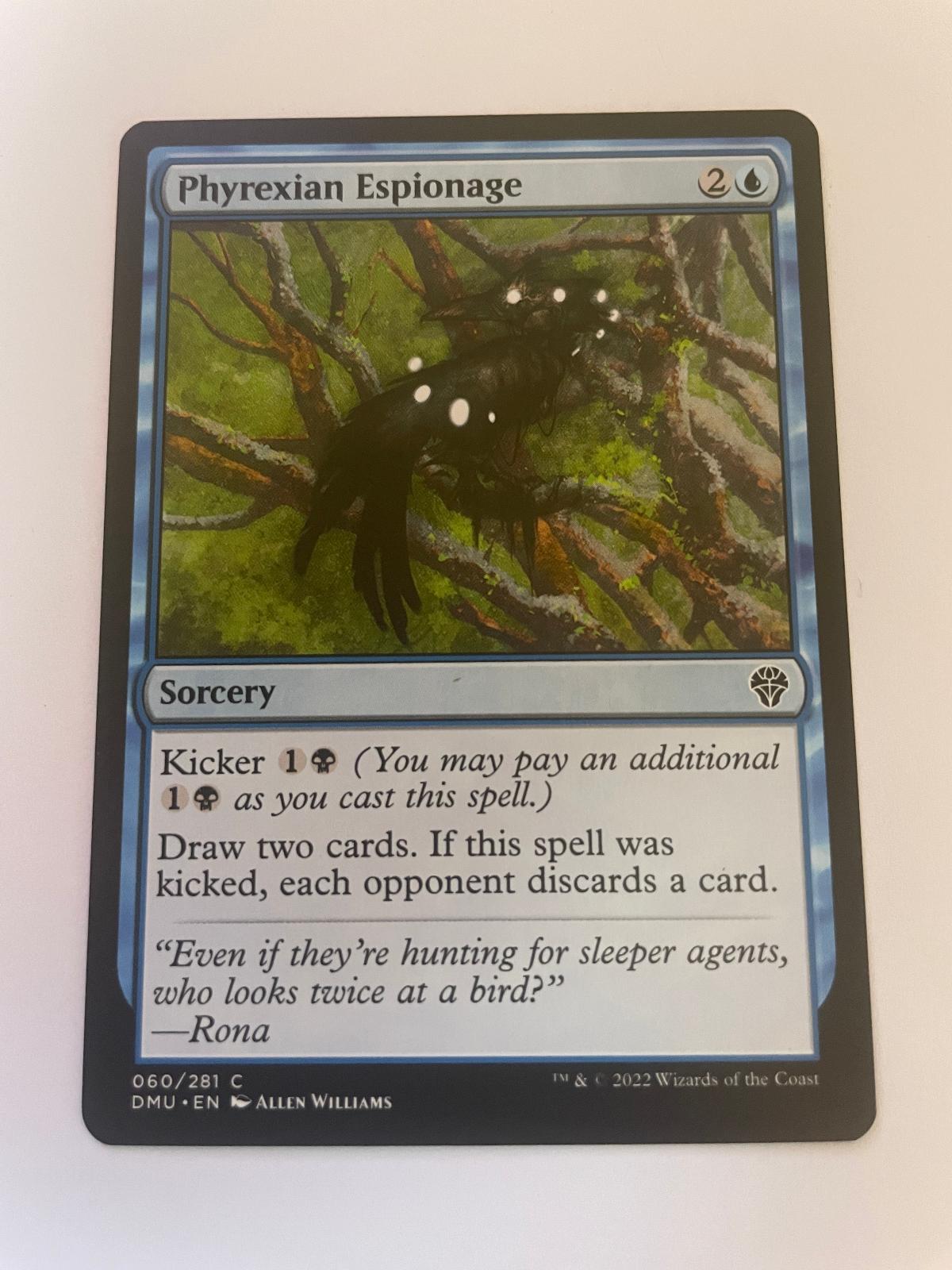 Phyrexian Espionage 60 Common Dominaria United Magic: The Gathering Near Mint