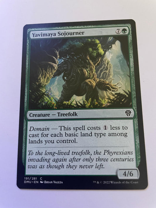 Yavimaya Sojourner 191 Common Dominaria United Magic: The Gathering Near Mint