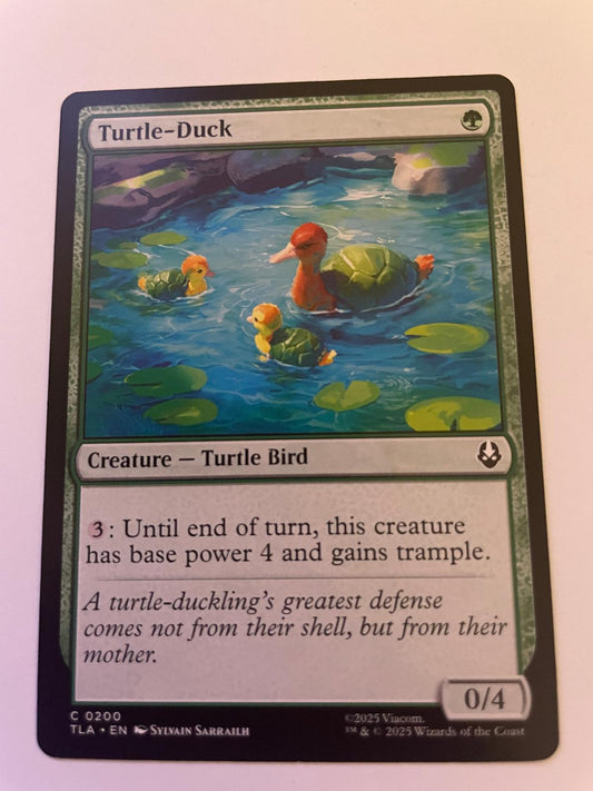 Turtle-Duck 200 Common Avatar: The Last Airbender Magic: The Gathering Near Mint