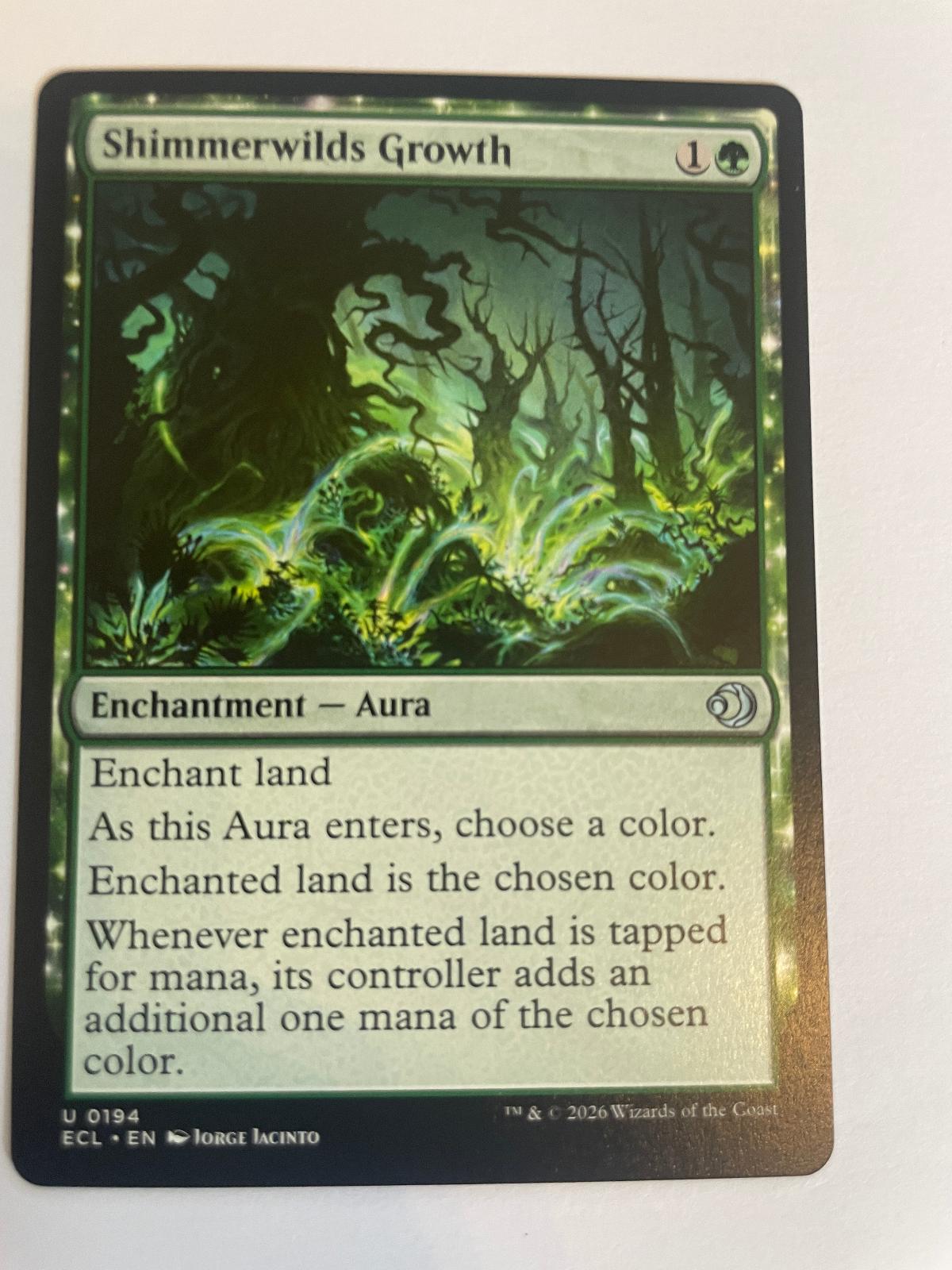 Shimmerwilds Growth 194 Lorwyn Eclipsed ECL NM