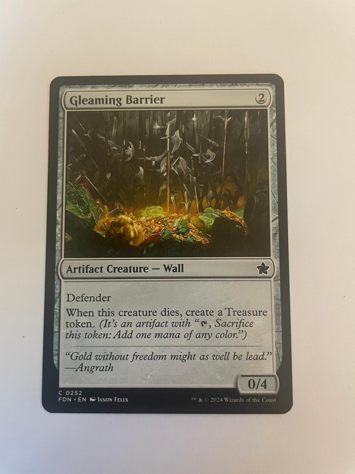 Gleaming Barrier 252 Foundations FDN NM