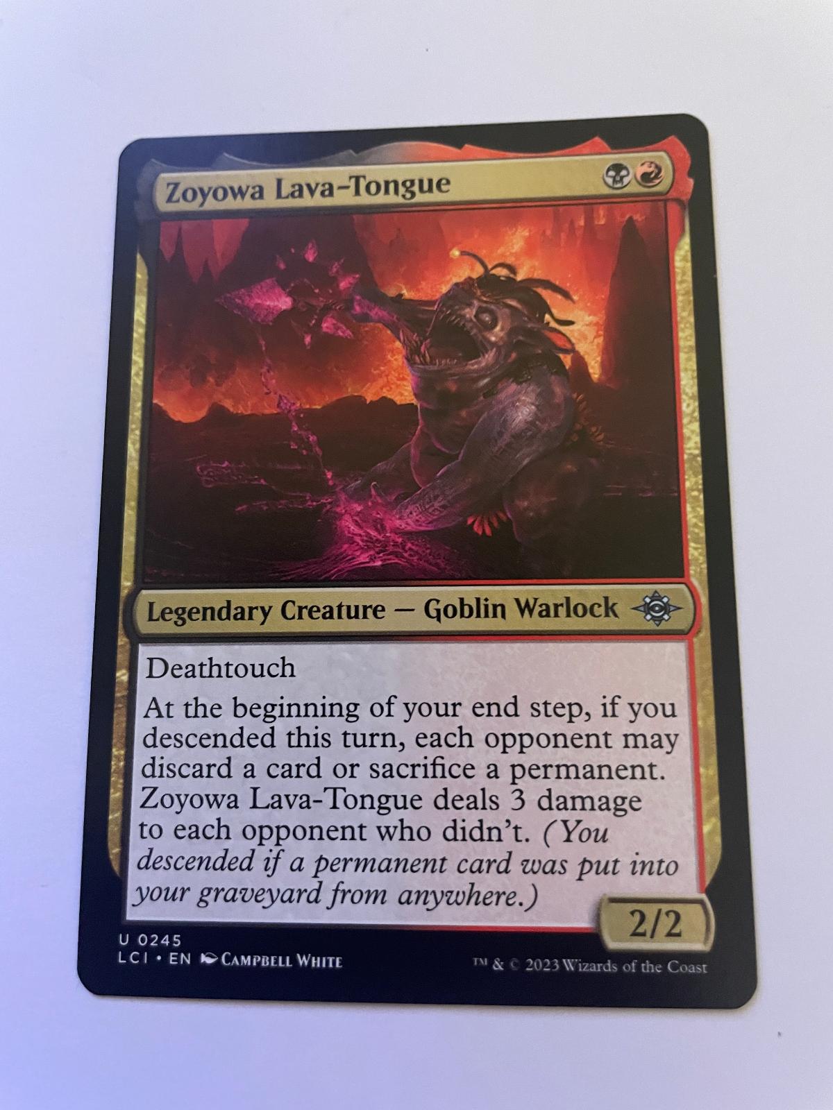 Zoyowa Lava-Tongue 245 The Lost Caverns of Ixalan Magic: The Gathering NM