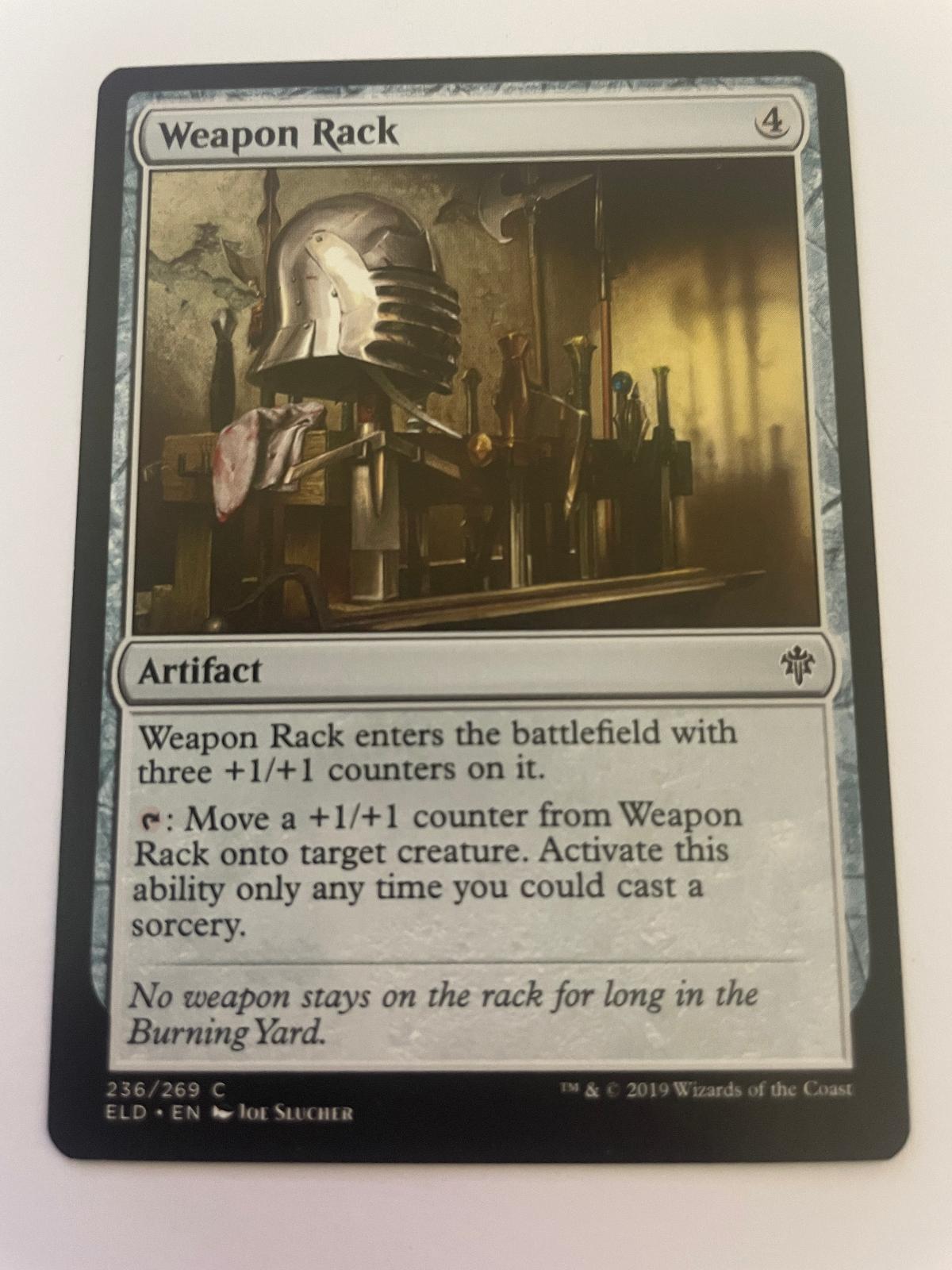 Weapon Rack 236 Common Throne of Eldraine Magic: The Gathering Near Mint
