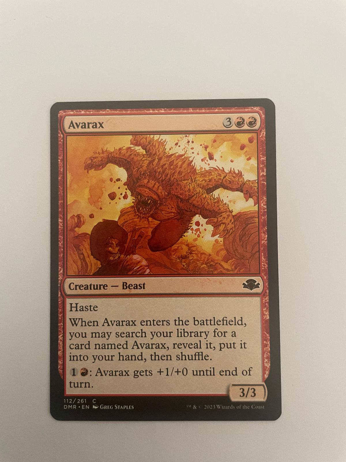Avarax 112 Dominaria Remastered DMR NM