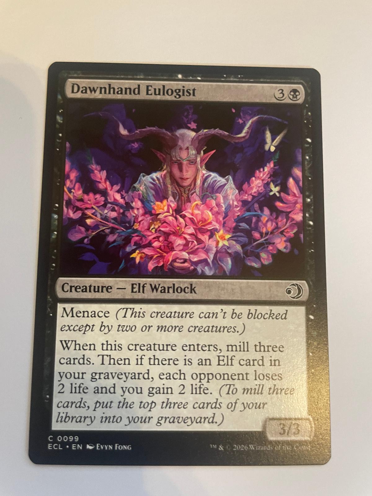 Dawnhand Eulogist 99 Lorwyn Eclipsed ECL NM