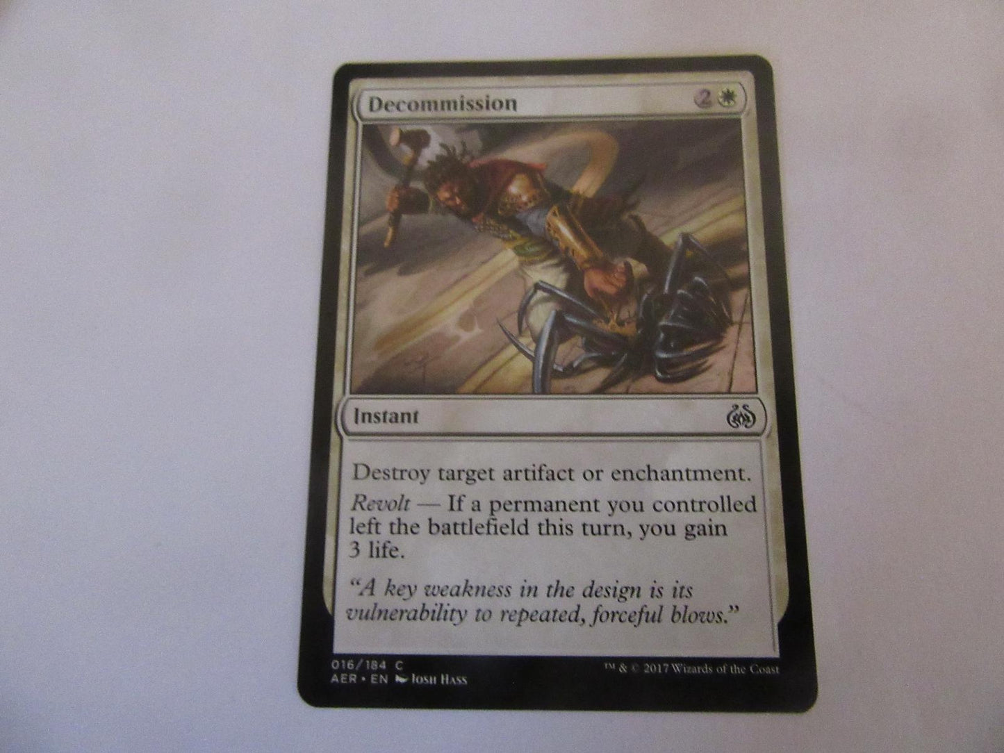 Decommission 16 Aether Revolt NM