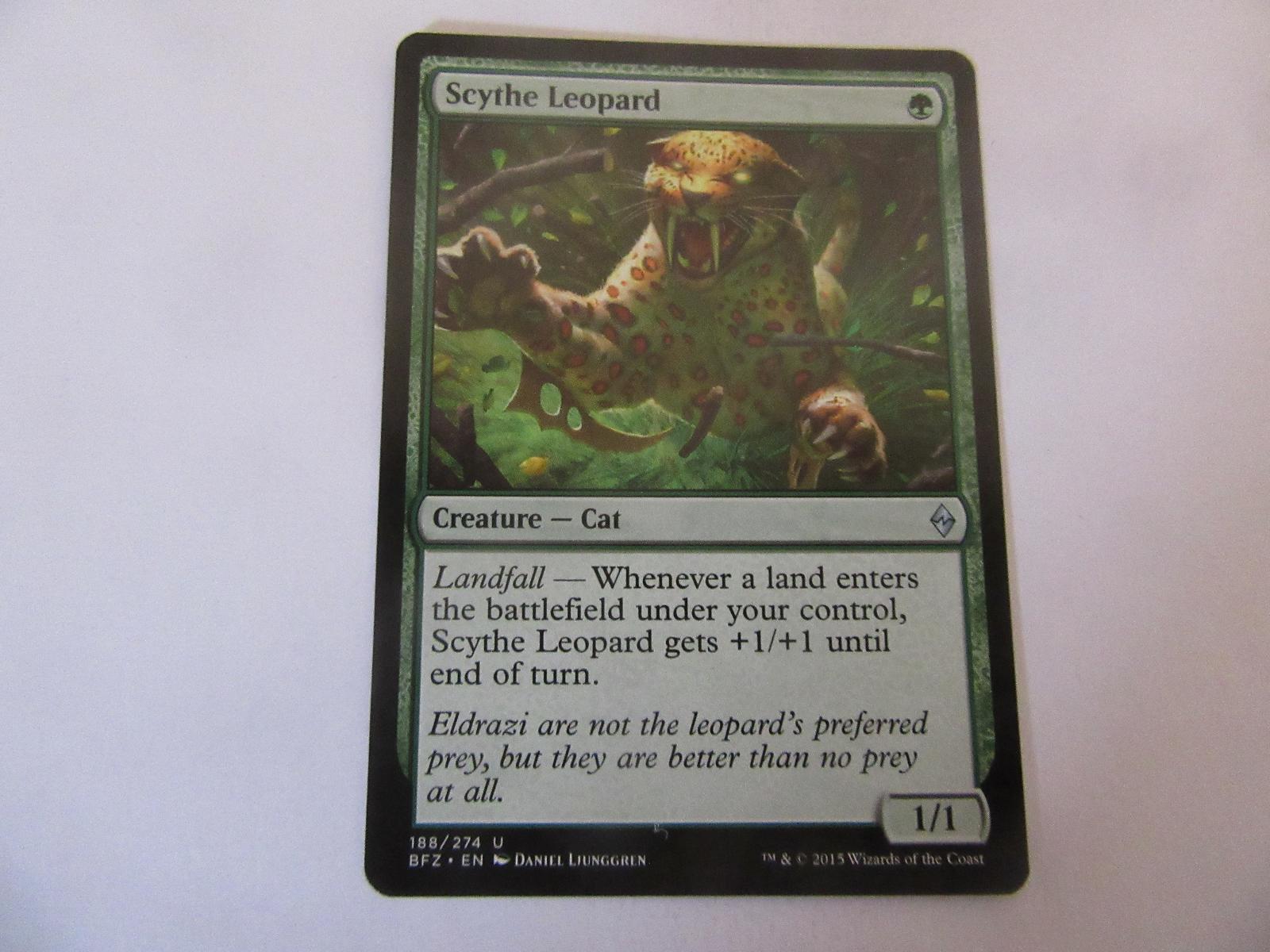 Scythe Leopard 188 Battle for Zendikar NM