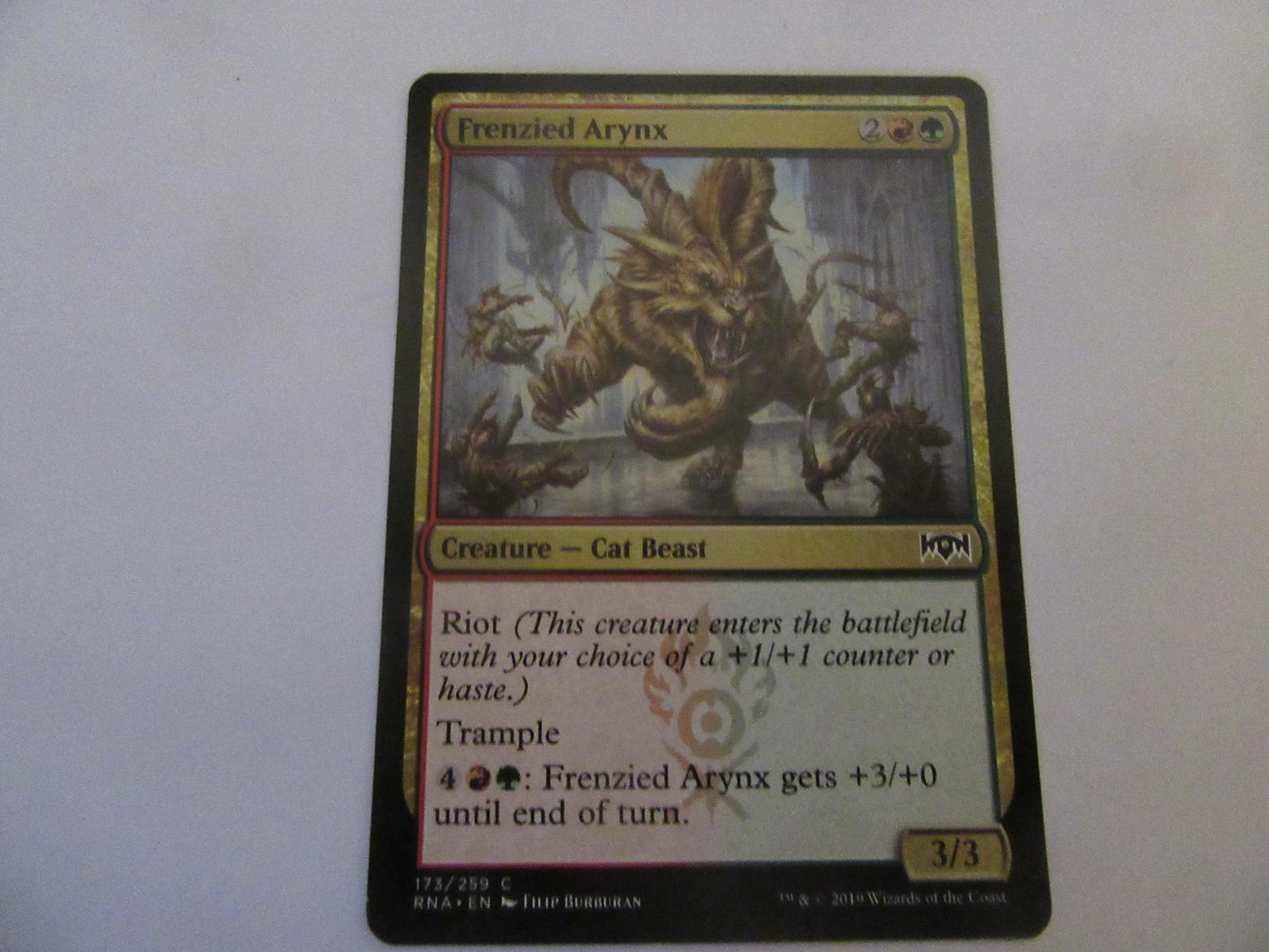 Frenzied Arynx 173 Ravnica Allegiance NM