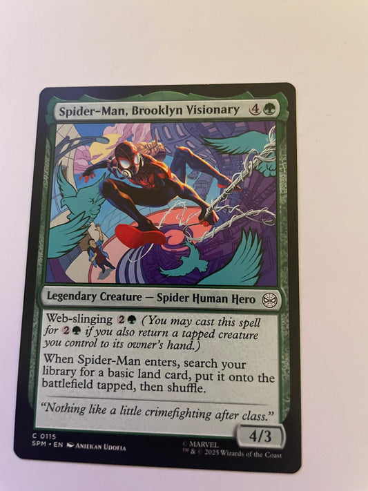 Spider-Man, Brooklyn Visionary 115 Marvel's Spider-Man Magic: The Gathering NM