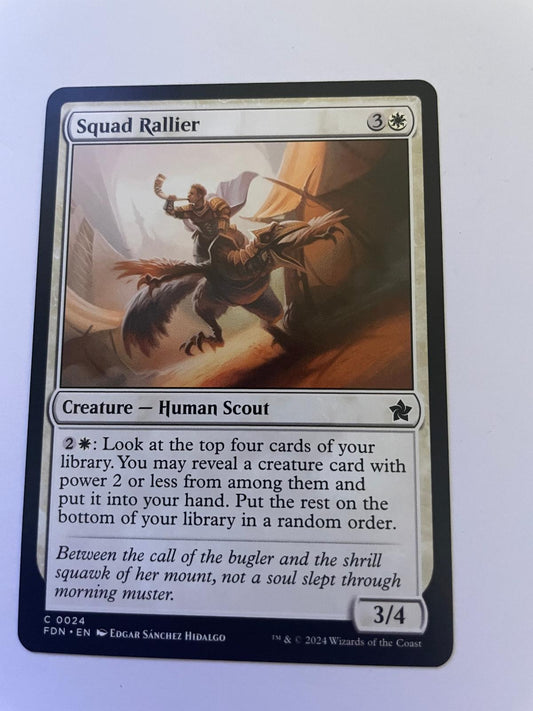 Squad Rallier 24 Common Foundations Magic: The Gathering Near Mint