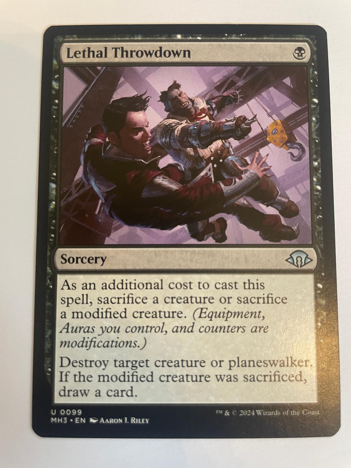 Lethal Throwdown 99 Modern Horizons 3 NM