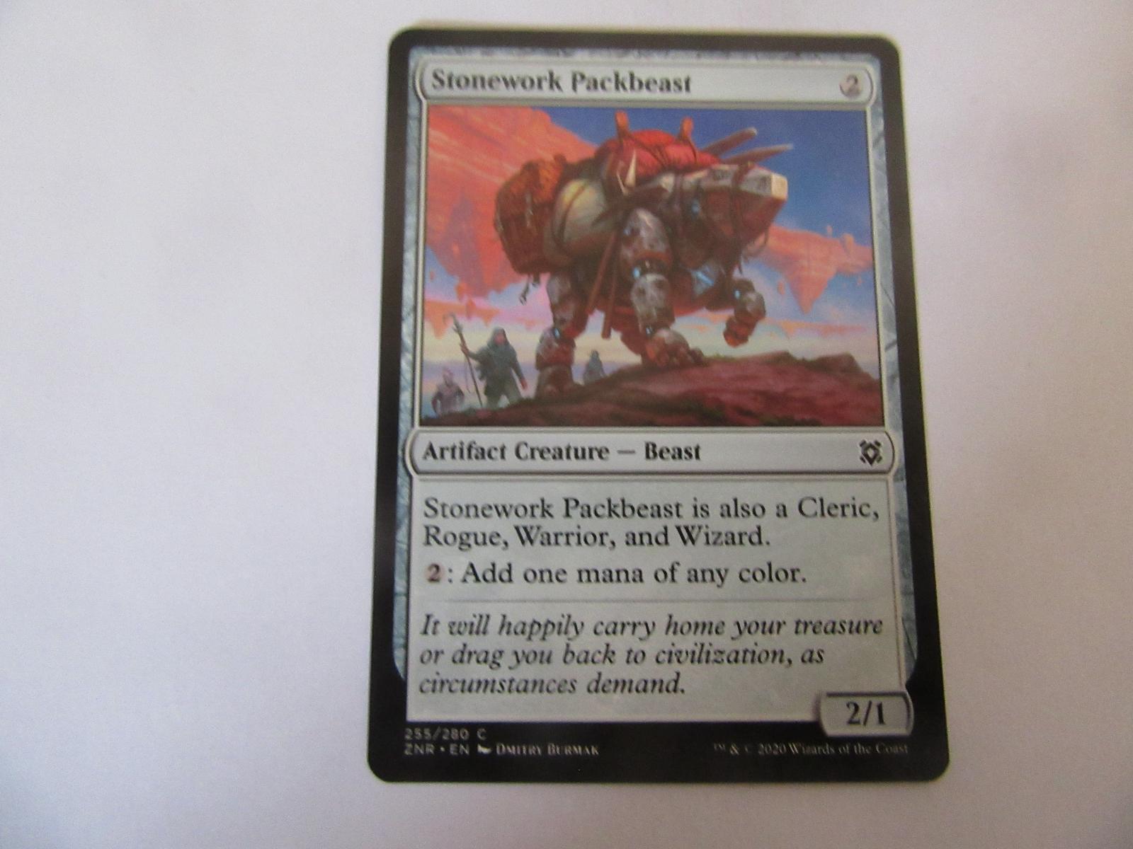 Stonework Packbeast 255 Zendikar Rising NM