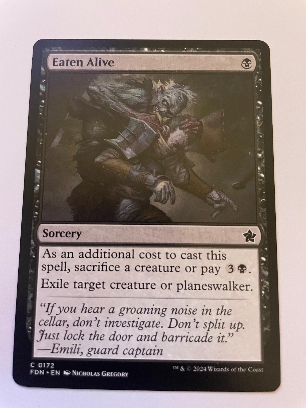 Eaten Alive 172 Common Foundations Magic: The Gathering Near Mint