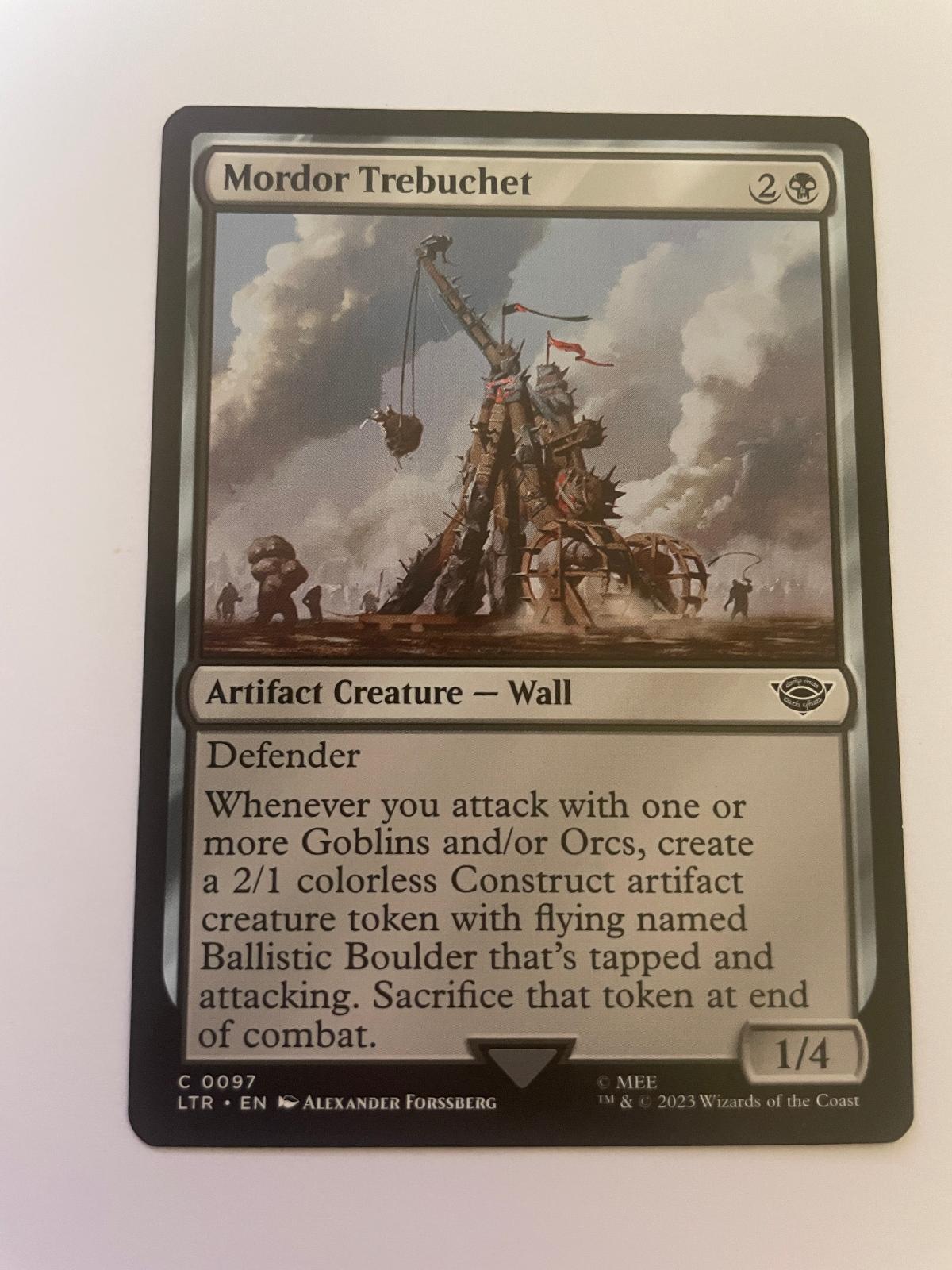 Mordor Trebuchet 97 Universes Beyond: TLOR: Tales of Middle-earth NM