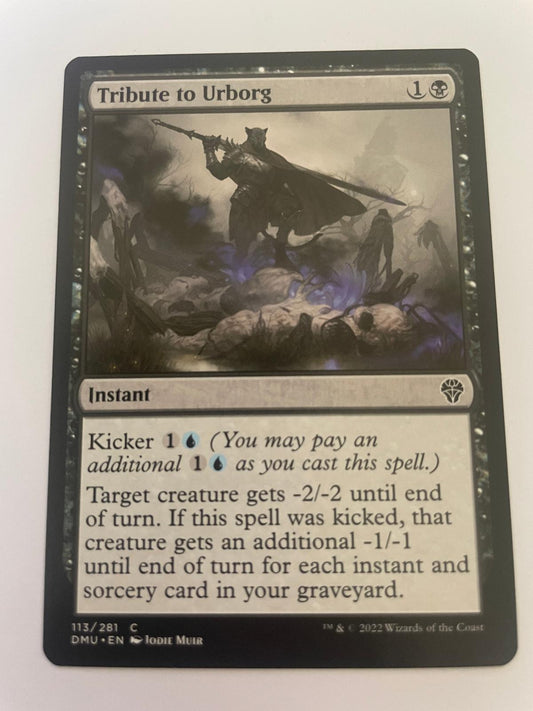 Tribute to Urborg 113 Common Dominaria United Magic: The Gathering Near Mint