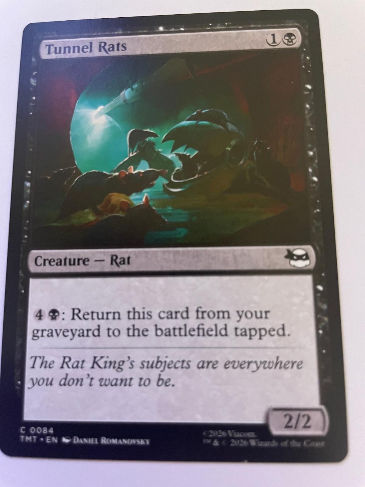 Tunnel Rats 0084 Common Teenage Mutant Ninja Turtles Magic: The Gathering NM