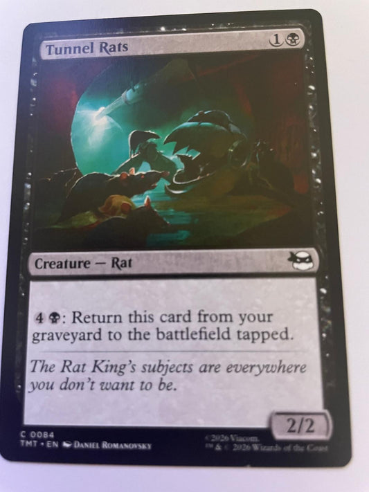 Tunnel Rats 0084 Common Teenage Mutant Ninja Turtles Magic: The Gathering NM