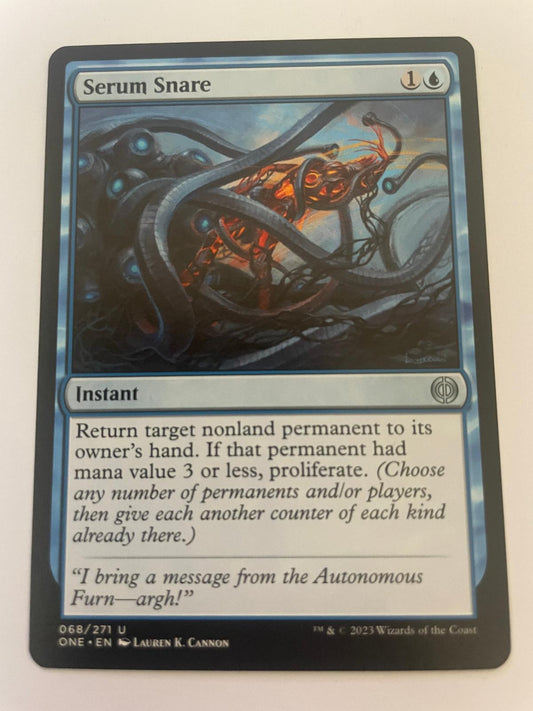 Serum Snare 68 Uncommon Phyrexia: All Will Be One Magic: The Gathering Near Mint