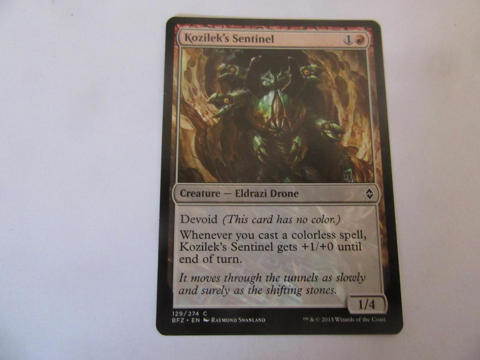 Kozilek's Sentinel 129 Battle for Zendikar NM