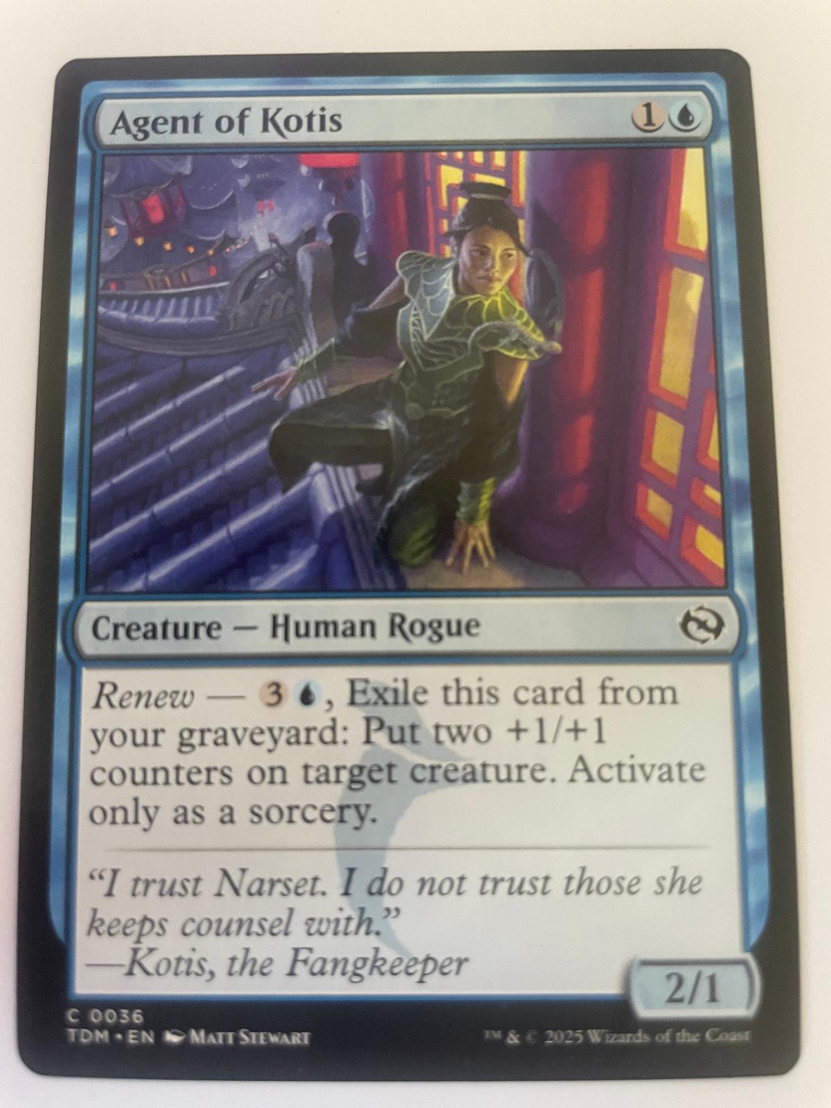Agent of Kotis 36 Common Tarkir: Dragonstorm Magic: The Gathering Near Mint
