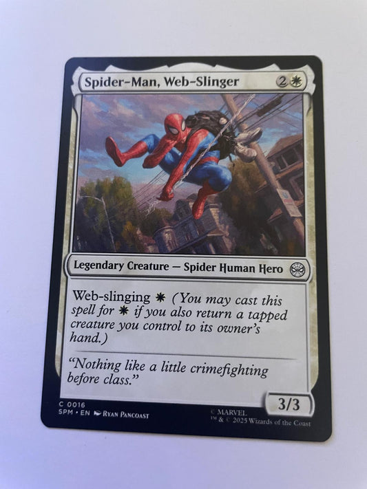 Spider-Man, Web-Slinger 16 Common Marvel's Spider-Man Magic: The Gathering NM
