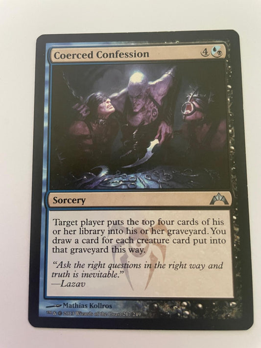 Coerced Confession 217 Uncommon Gatecrash Magic: The Gathering Near Mint