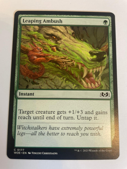 Leaping Ambush 177 Wilds of Eldraine NM