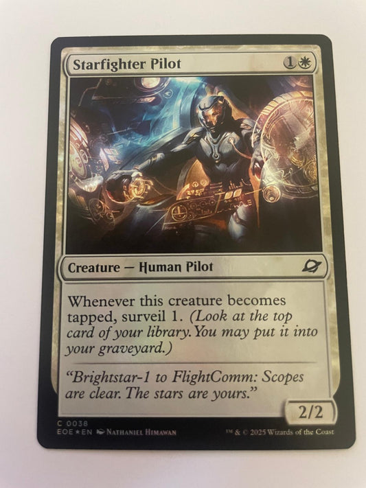 Starfighter Pilot 38 Common Edge of Eternities Magic: The Gathering Near Mint
