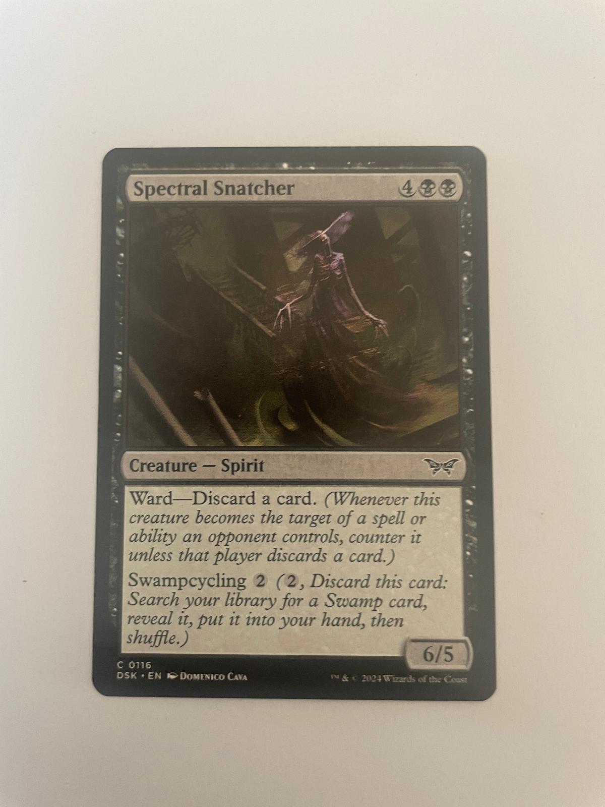 Spectral Snatcher 116 Duskmourn: House of Horror DSK NM