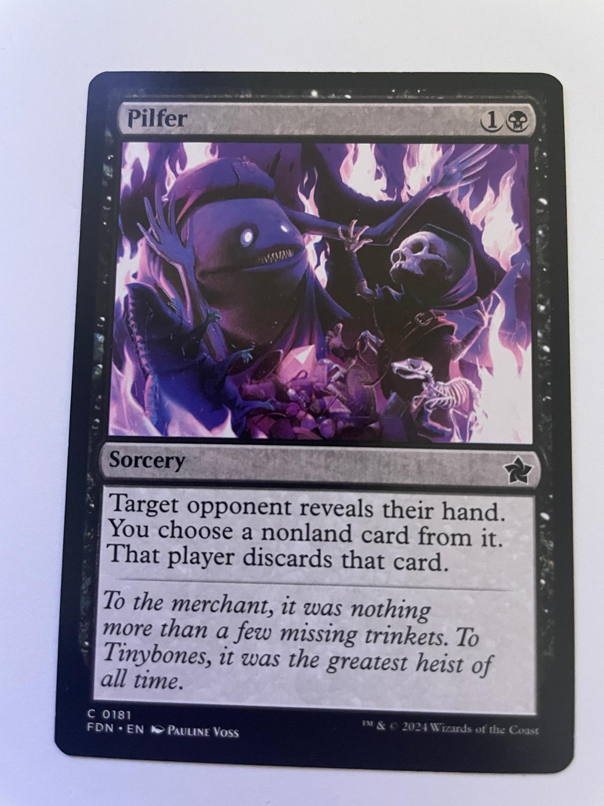 Pilfer 181 Common Foundations Magic: The Gathering Near Mint