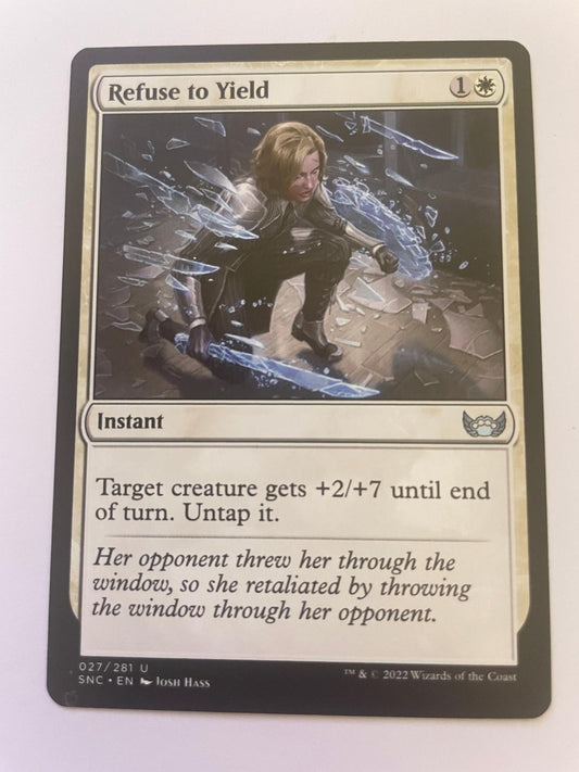 Refuse to Yield 27 Uncommon Streets of New Capenna Magic: The Gathering NM