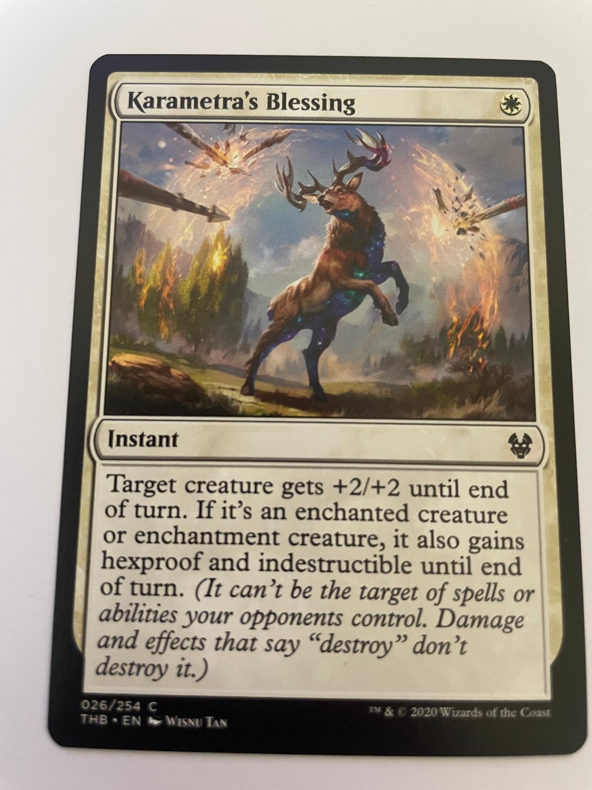 Karametra's Blessing 26 Common Theros Beyond Death Magic: The Gathering NM