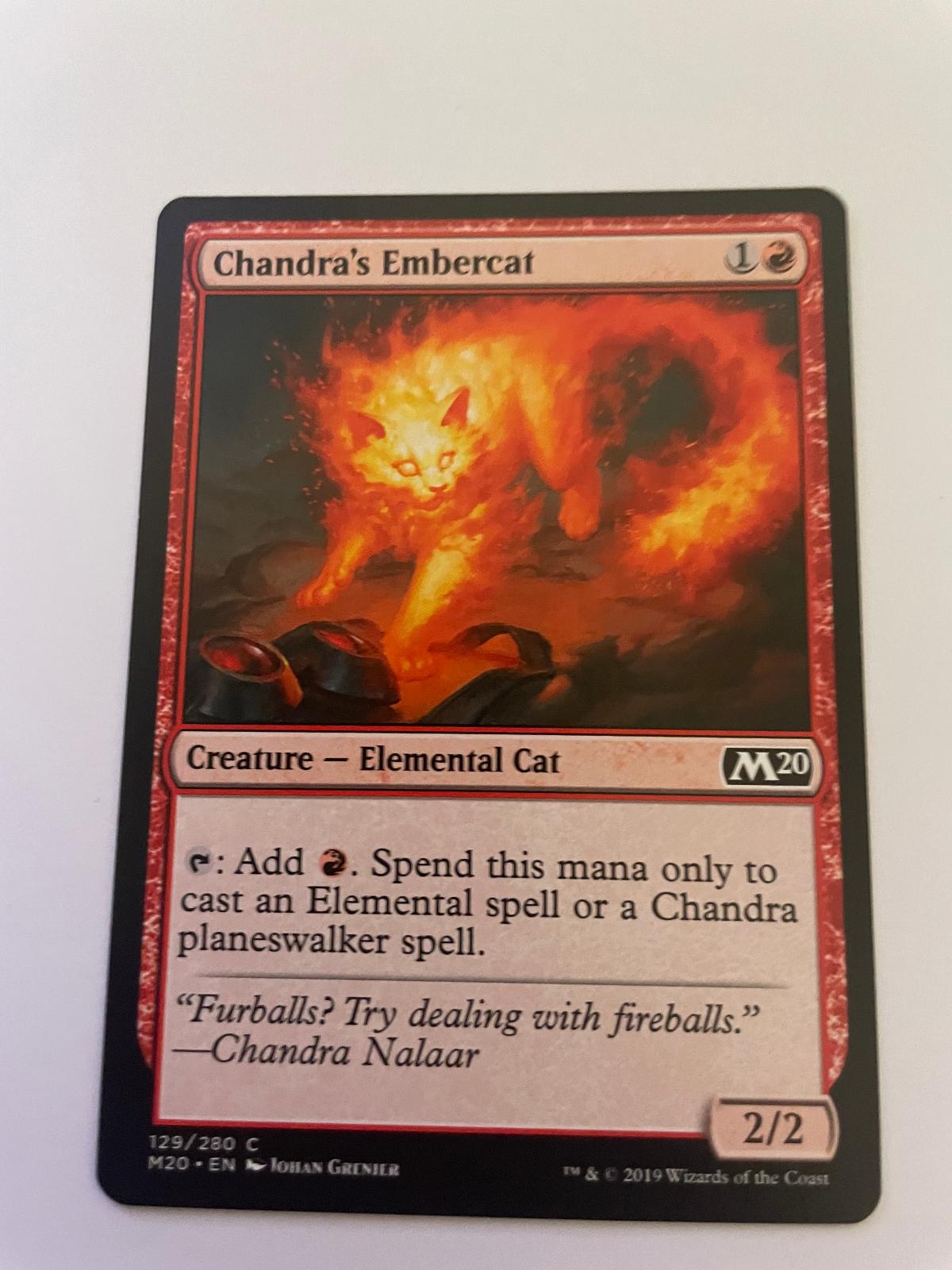 Chandra's Embercat 129 Common Core Set 2020 Magic: The Gathering Near Mint