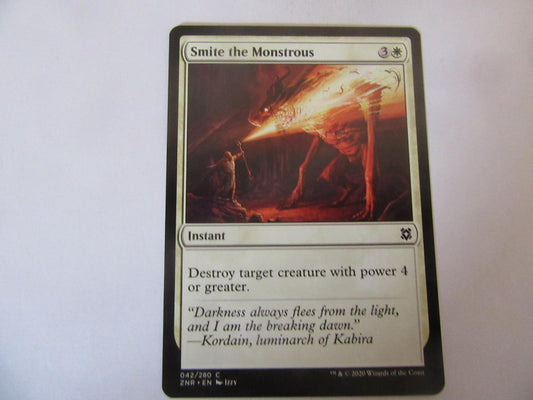 Smite the Monstrous 42 Zendikar Rising NM