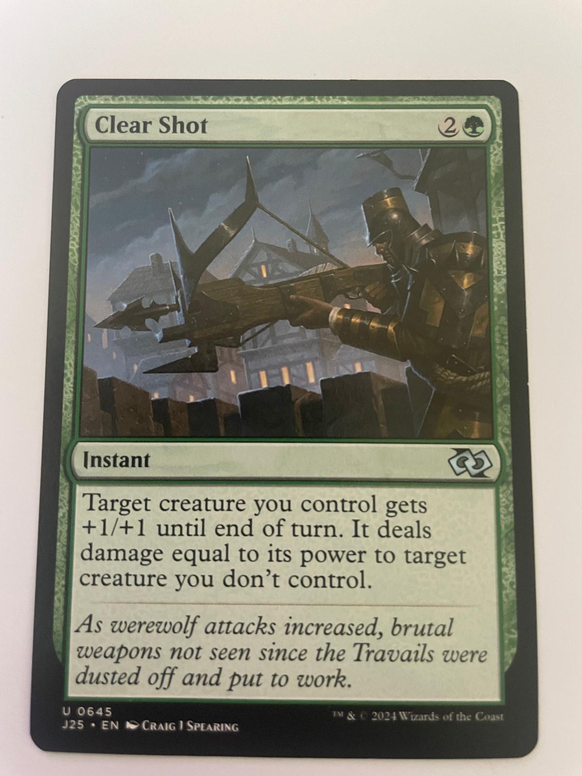 Clear Shot 645 Uncommon Foundations Jumpstart Magic: The Gathering Near Mint