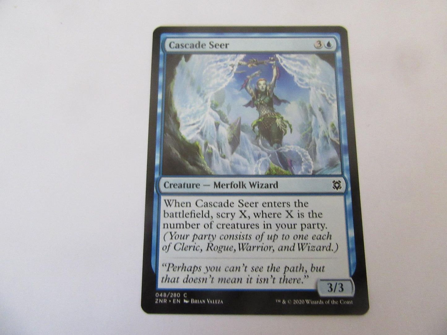 Cascade Seer 48 Zendikar Rising NM