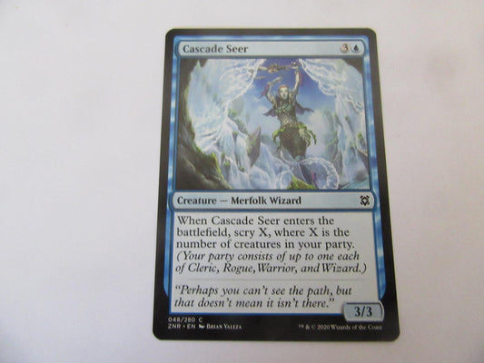 Cascade Seer 48 Zendikar Rising NM