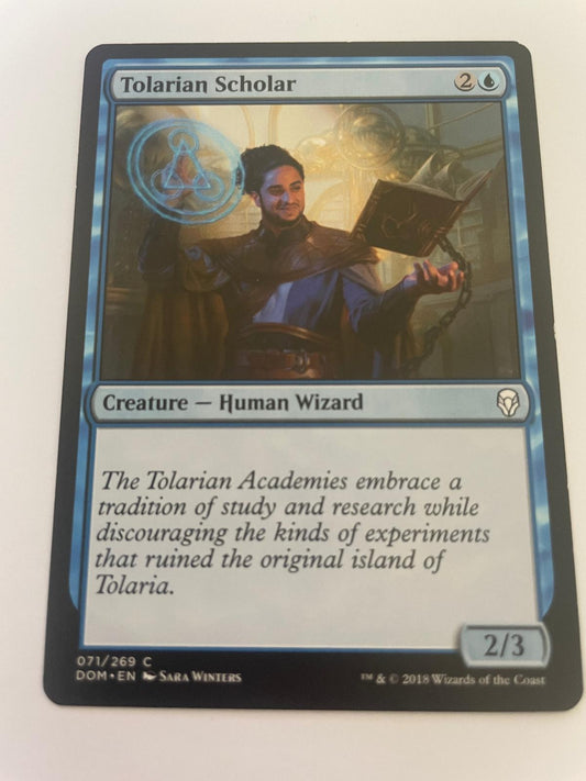 Tolarian Scholar 71 Common Dominaria Magic: The Gathering Near Mint
