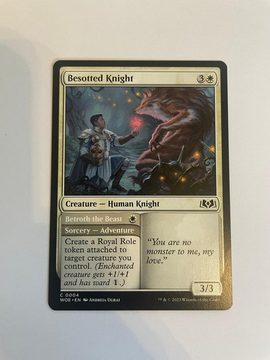 Besotted Knight 4 Wilds of Eldraine NM