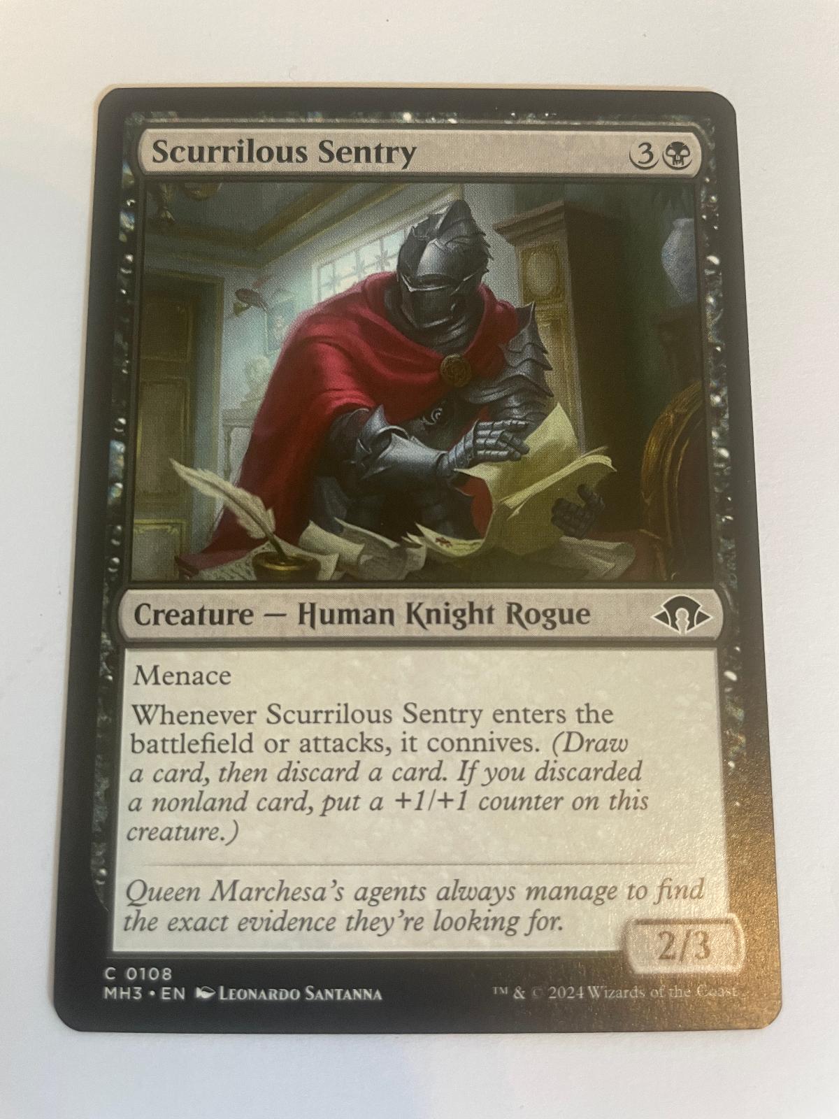 Scurrilous Sentry 108 Modern Horizons 3 NM