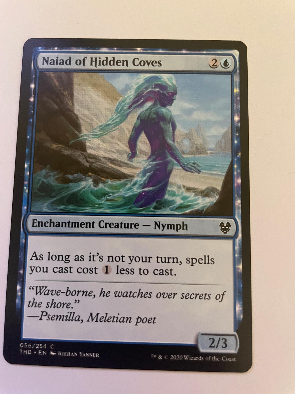 Naiad of Hidden Coves 56 Common Theros Beyond Death Magic: The Gathering NM