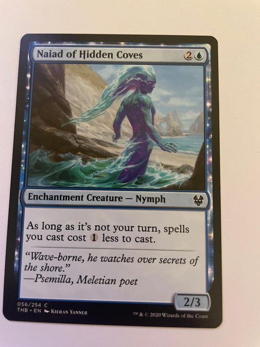 Naiad of Hidden Coves 56 Common Theros Beyond Death Magic: The Gathering NM