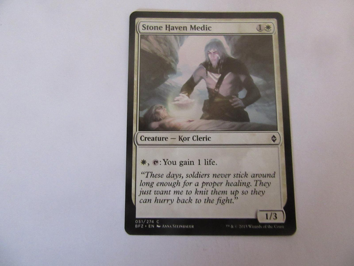 Stone Haven Medic 51 Battle for Zendikar NM