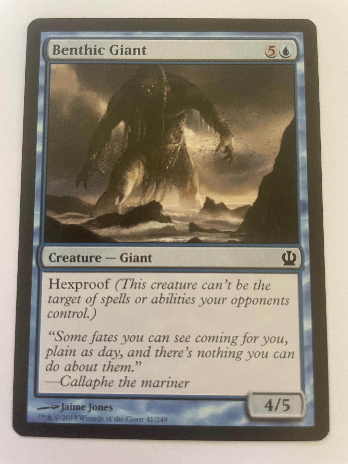 Benthic Giant 41 Common Theros Magic: The Gathering Near Mint
