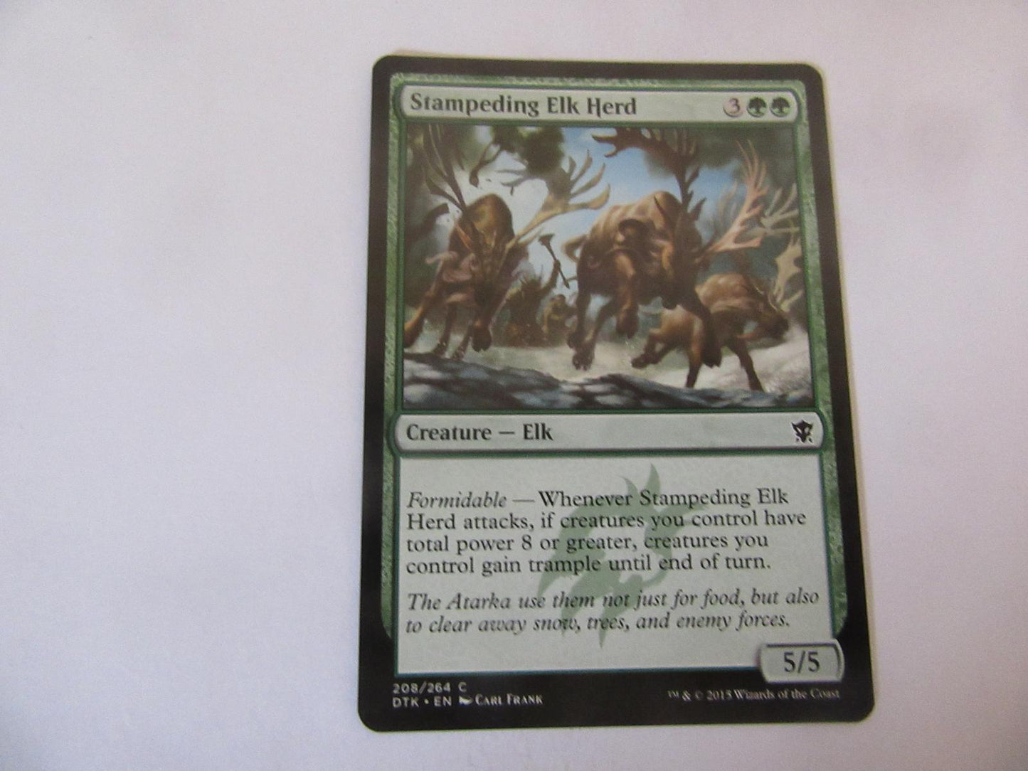 Stampeding Elk Herd 208 Dragons of Tarkir NM
