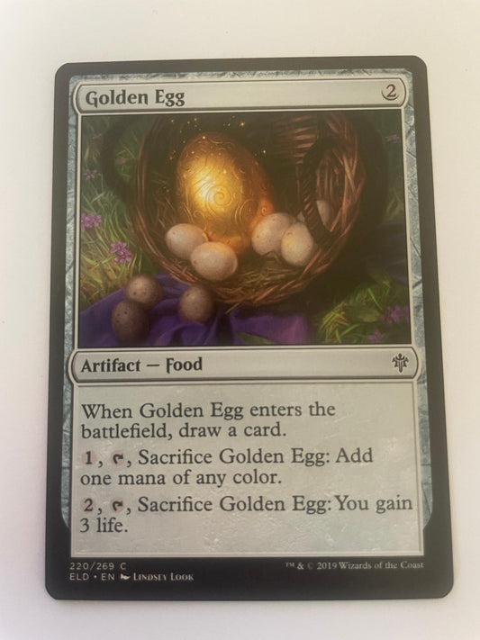 Golden Egg 220 Common Throne of Eldraine Magic: The Gathering Near Mint